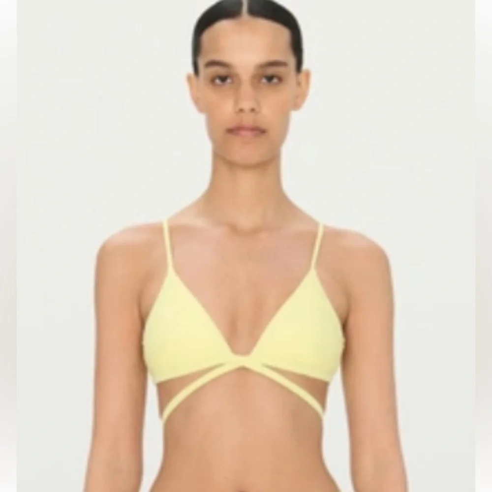 Jonathan Simkhai Harlen Bikini Top Size S NWT